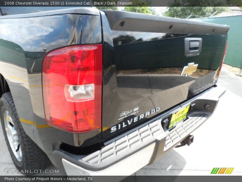 Black / Dark Titanium 2008 Chevrolet Silverado 1500 LS Extended Cab