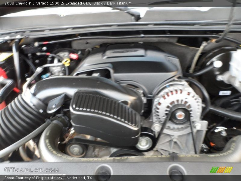 Black / Dark Titanium 2008 Chevrolet Silverado 1500 LS Extended Cab