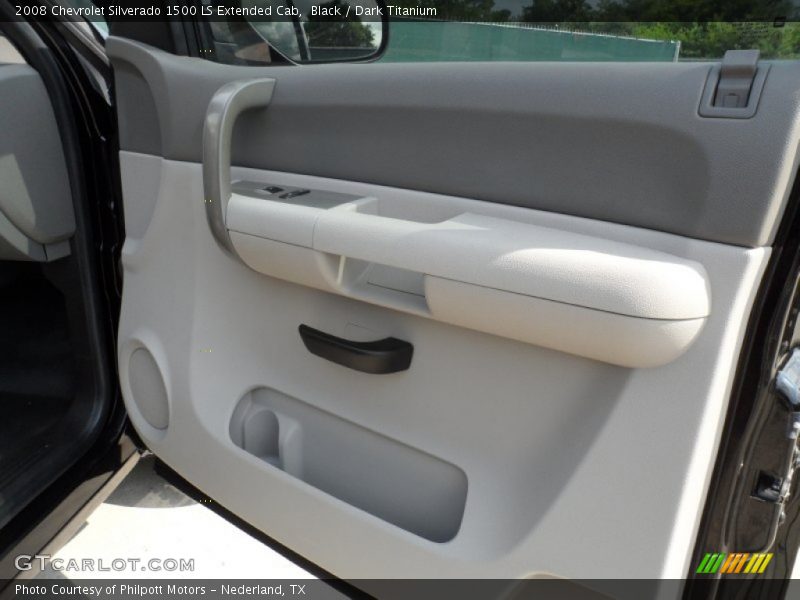 Black / Dark Titanium 2008 Chevrolet Silverado 1500 LS Extended Cab