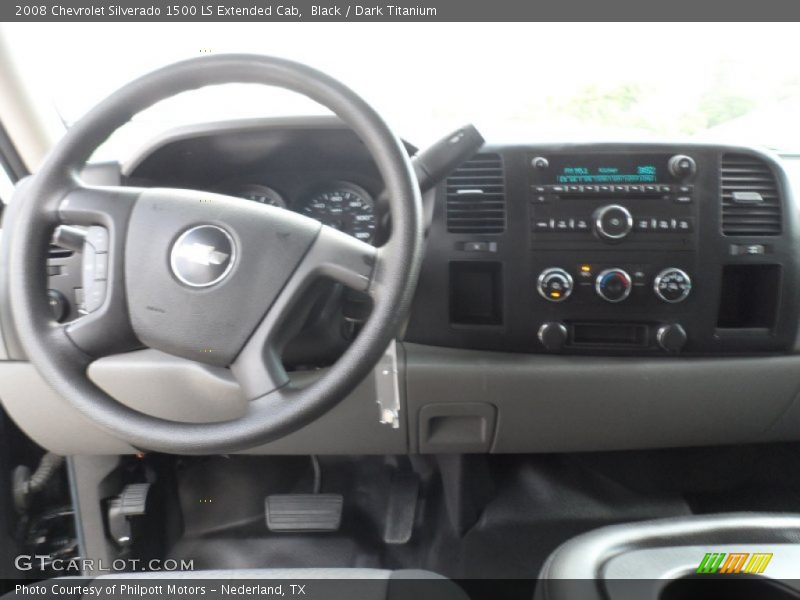 Black / Dark Titanium 2008 Chevrolet Silverado 1500 LS Extended Cab