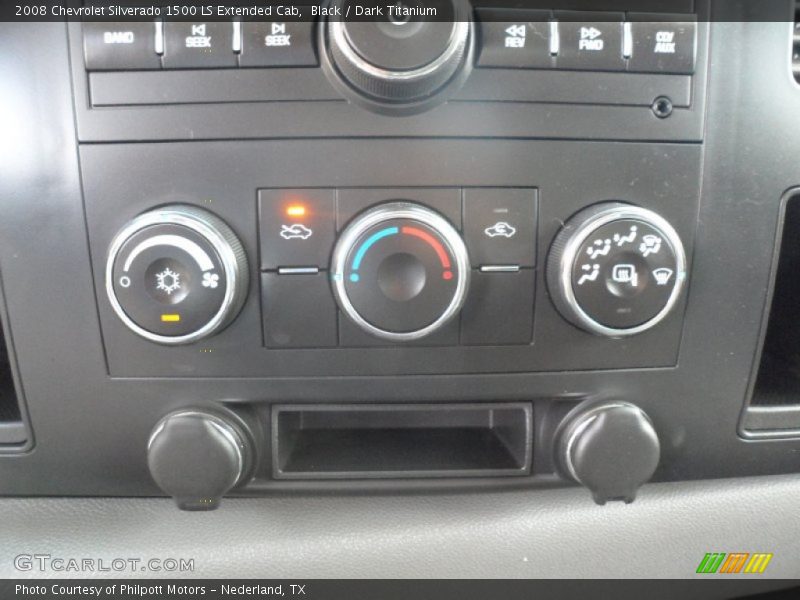 Black / Dark Titanium 2008 Chevrolet Silverado 1500 LS Extended Cab