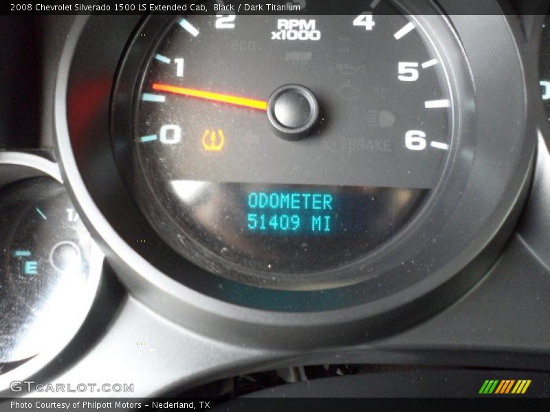 Black / Dark Titanium 2008 Chevrolet Silverado 1500 LS Extended Cab