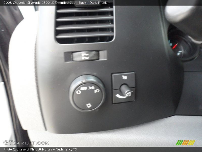 Black / Dark Titanium 2008 Chevrolet Silverado 1500 LS Extended Cab