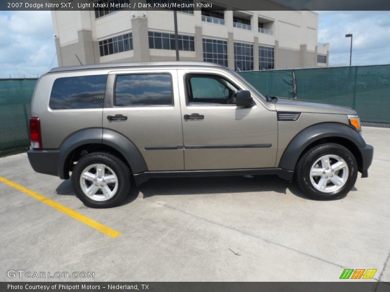 Light Khaki Metallic / Dark Khaki/Medium Khaki 2007 Dodge Nitro SXT
