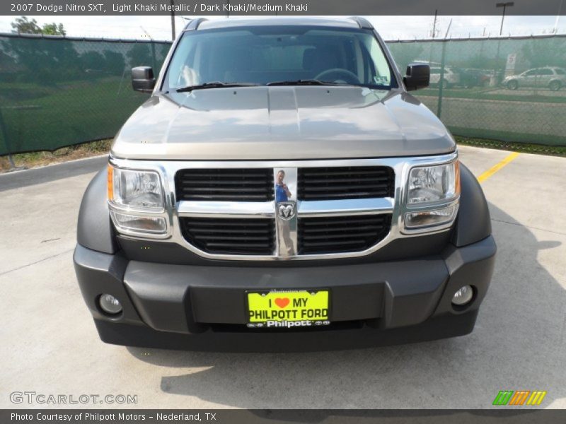 Light Khaki Metallic / Dark Khaki/Medium Khaki 2007 Dodge Nitro SXT