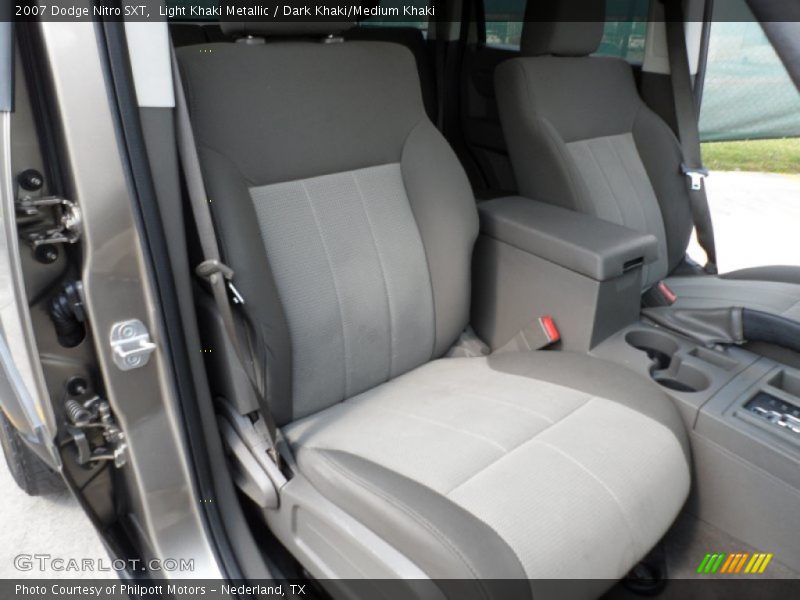 Light Khaki Metallic / Dark Khaki/Medium Khaki 2007 Dodge Nitro SXT