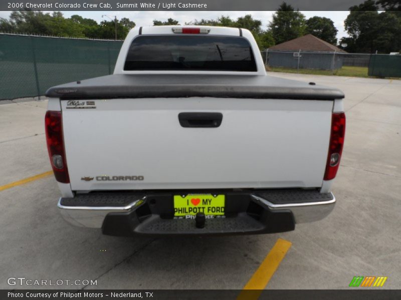 Summit White / Light Cashmere 2006 Chevrolet Colorado Crew Cab