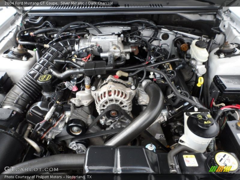 Silver Metallic / Dark Charcoal 2004 Ford Mustang GT Coupe