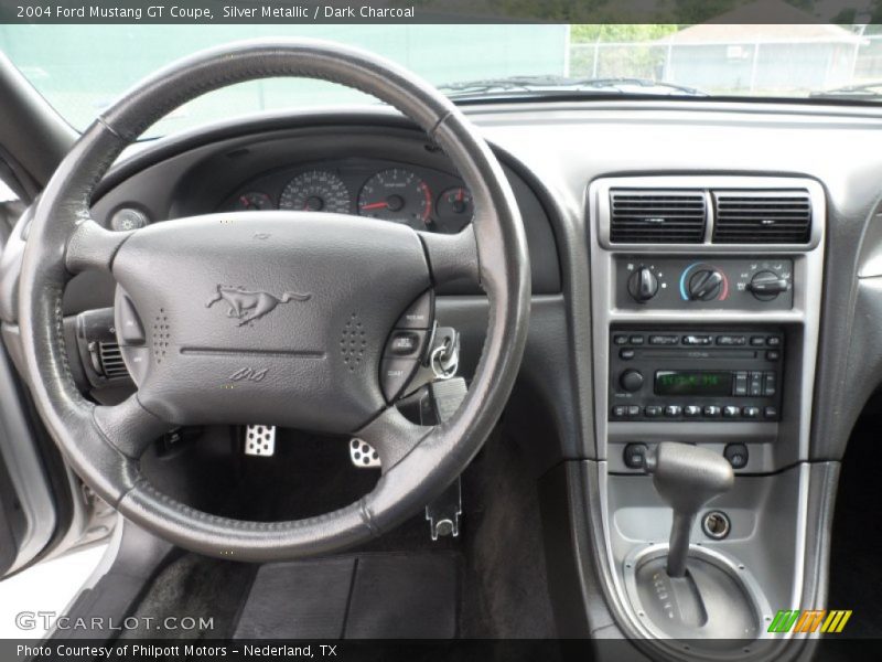 Silver Metallic / Dark Charcoal 2004 Ford Mustang GT Coupe