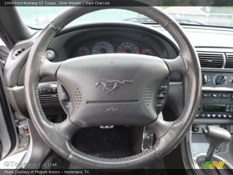 Silver Metallic / Dark Charcoal 2004 Ford Mustang GT Coupe