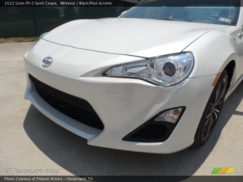 Whiteout / Black/Red Accents 2013 Scion FR-S Sport Coupe