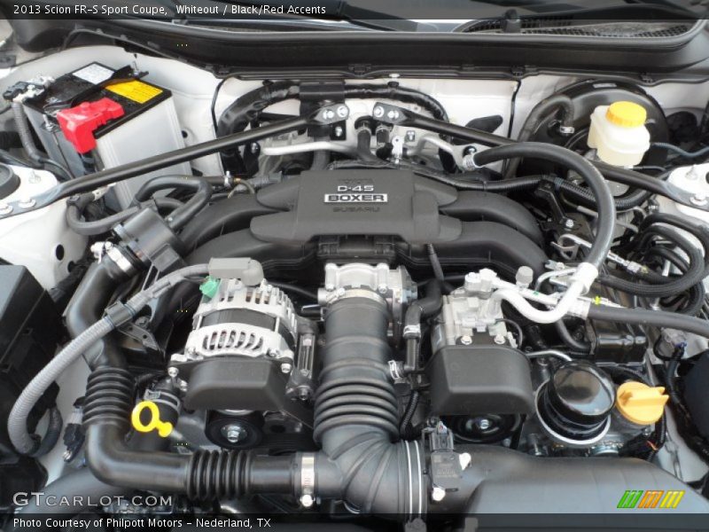  2013 FR-S Sport Coupe Engine - 2.0 Liter DOHC 16-Valve VVT D-4S Flat 4 Cylinder