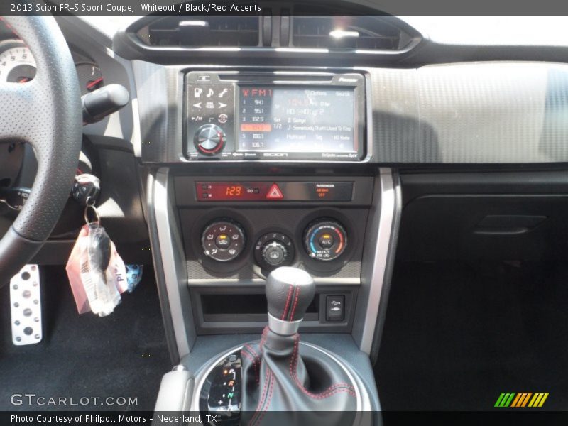 Controls of 2013 FR-S Sport Coupe