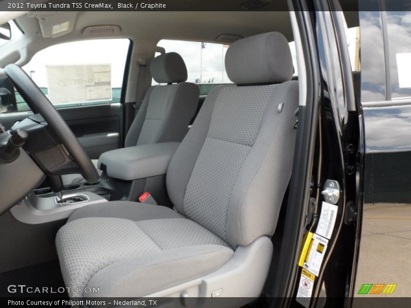 Front Seat of 2012 Tundra TSS CrewMax
