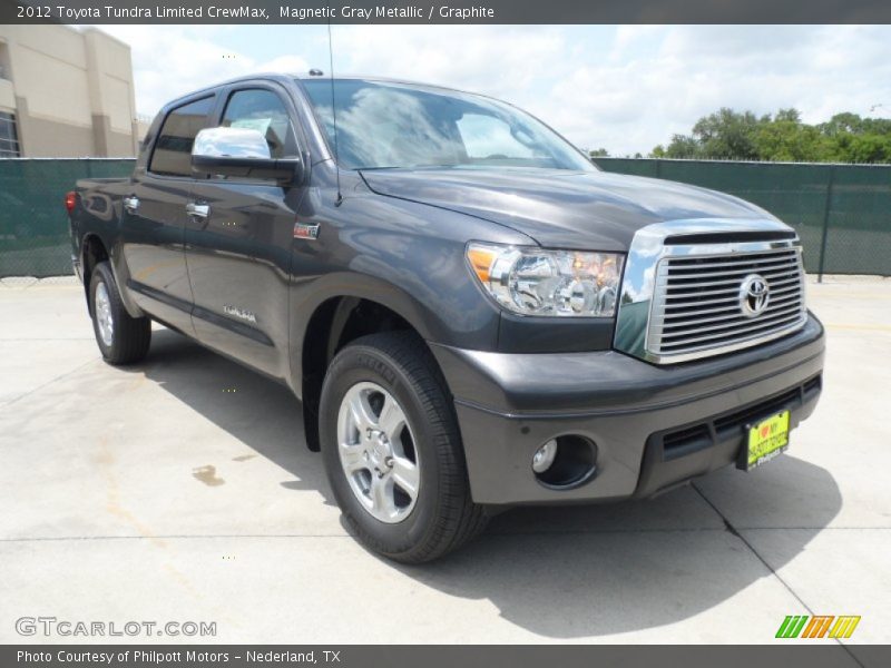 Magnetic Gray Metallic / Graphite 2012 Toyota Tundra Limited CrewMax