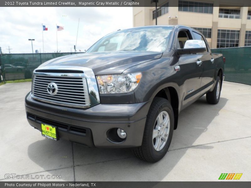 Magnetic Gray Metallic / Graphite 2012 Toyota Tundra Limited CrewMax