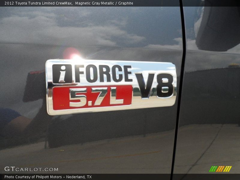 Magnetic Gray Metallic / Graphite 2012 Toyota Tundra Limited CrewMax