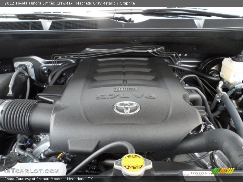  2012 Tundra Limited CrewMax Engine - 5.7 Liter DOHC 32-Valve Dual VVT-i V8
