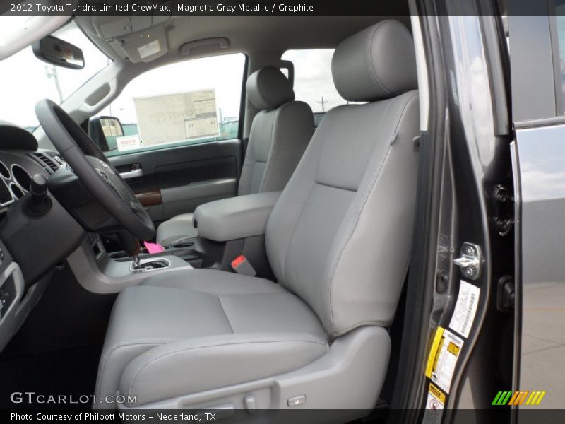  2012 Tundra Limited CrewMax Graphite Interior