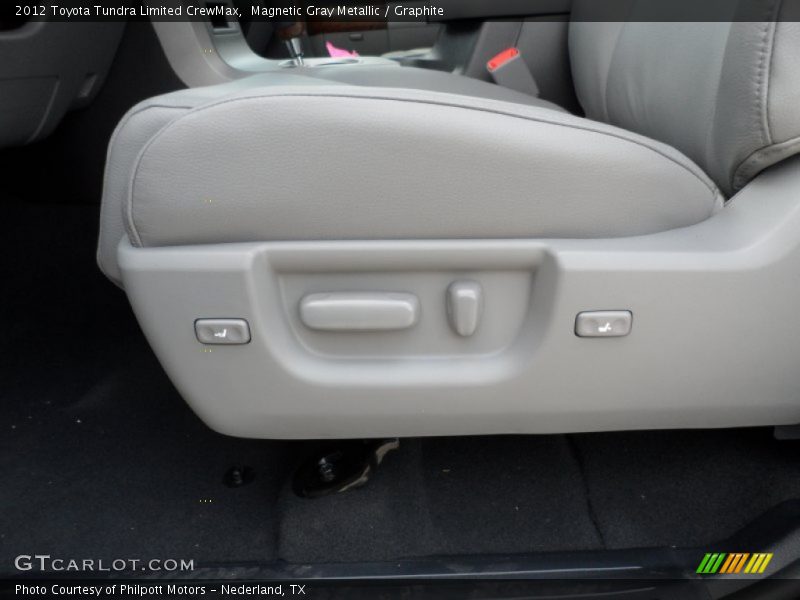 Front Seat of 2012 Tundra Limited CrewMax