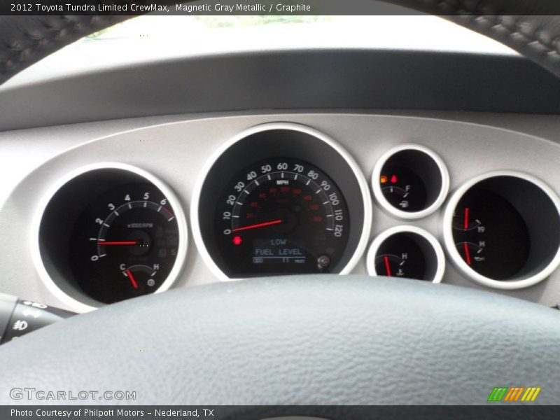  2012 Tundra Limited CrewMax Limited CrewMax Gauges