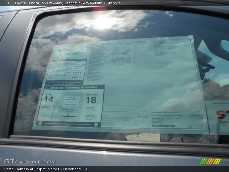 Magnetic Gray Metallic / Graphite 2012 Toyota Tundra TSS CrewMax