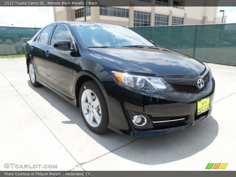 Attitude Black Metallic / Black 2012 Toyota Camry SE