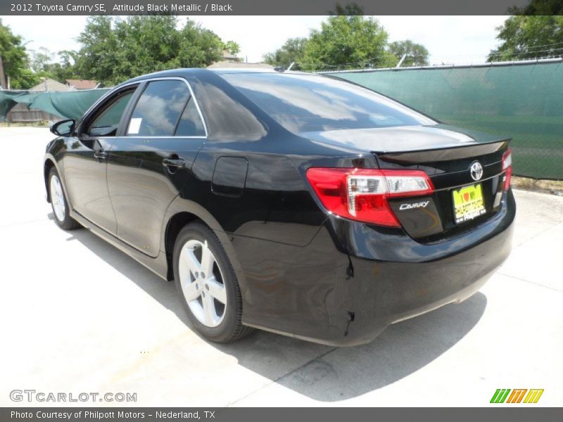 Attitude Black Metallic / Black 2012 Toyota Camry SE