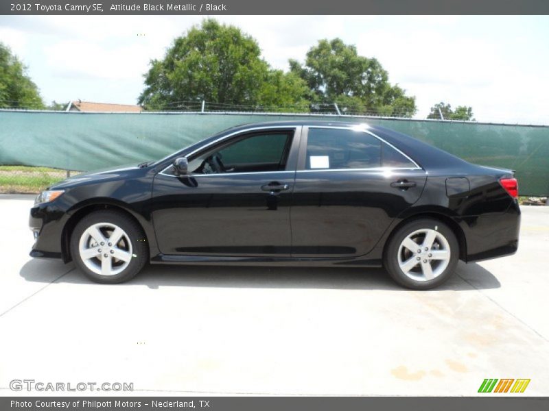 Attitude Black Metallic / Black 2012 Toyota Camry SE