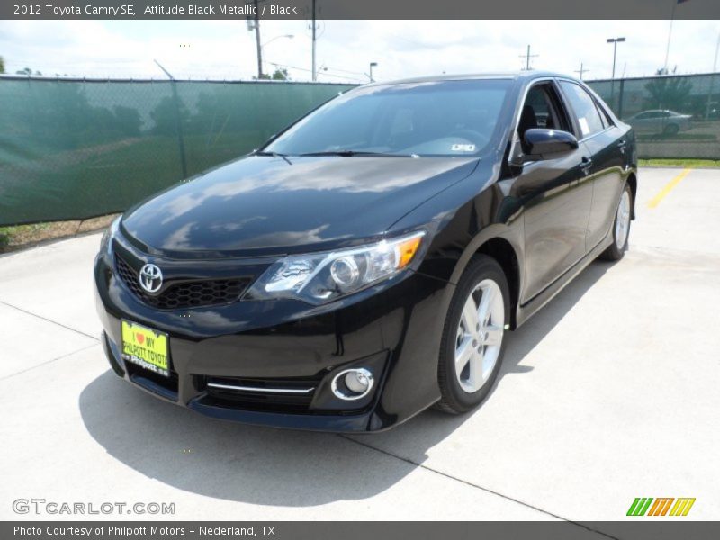 Attitude Black Metallic / Black 2012 Toyota Camry SE