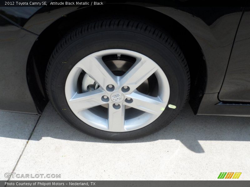 Attitude Black Metallic / Black 2012 Toyota Camry SE