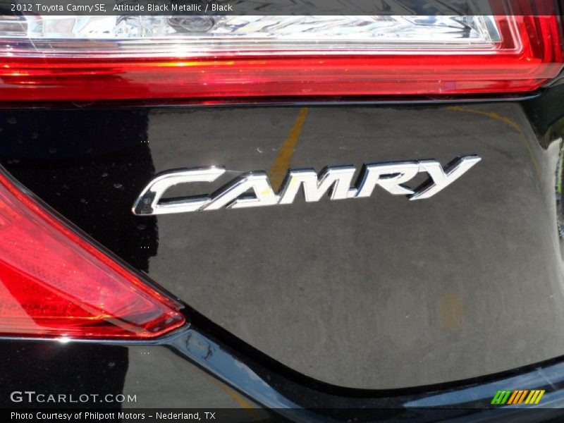 Attitude Black Metallic / Black 2012 Toyota Camry SE