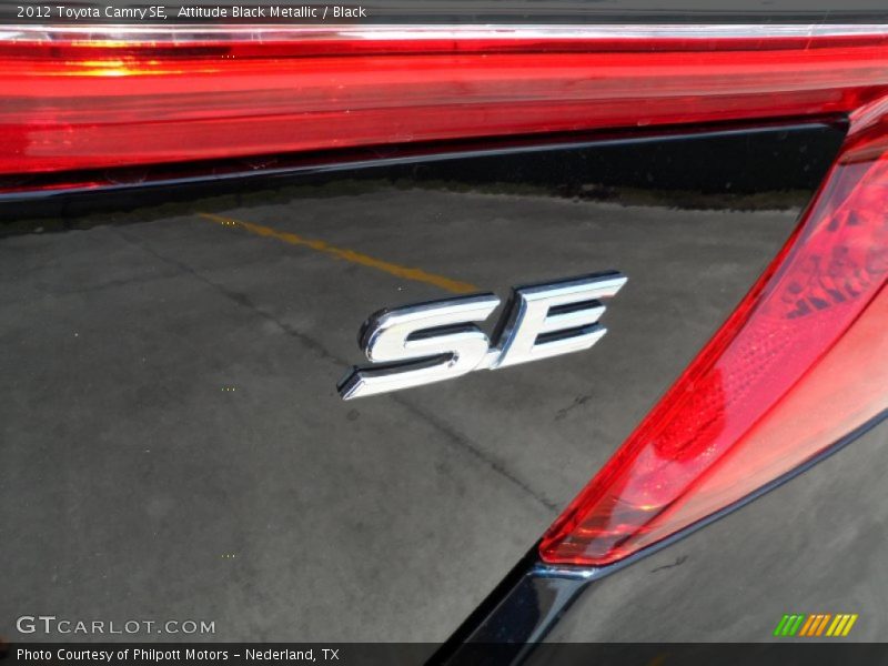 Attitude Black Metallic / Black 2012 Toyota Camry SE