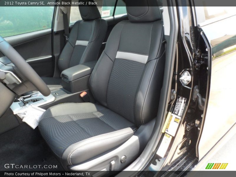 Attitude Black Metallic / Black 2012 Toyota Camry SE