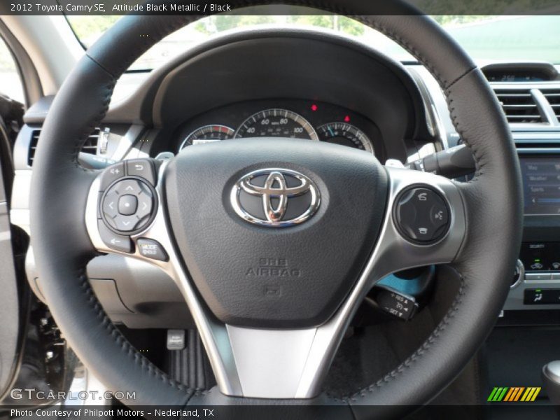Attitude Black Metallic / Black 2012 Toyota Camry SE
