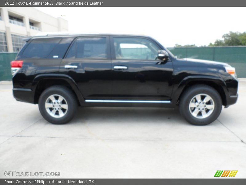 Black / Sand Beige Leather 2012 Toyota 4Runner SR5