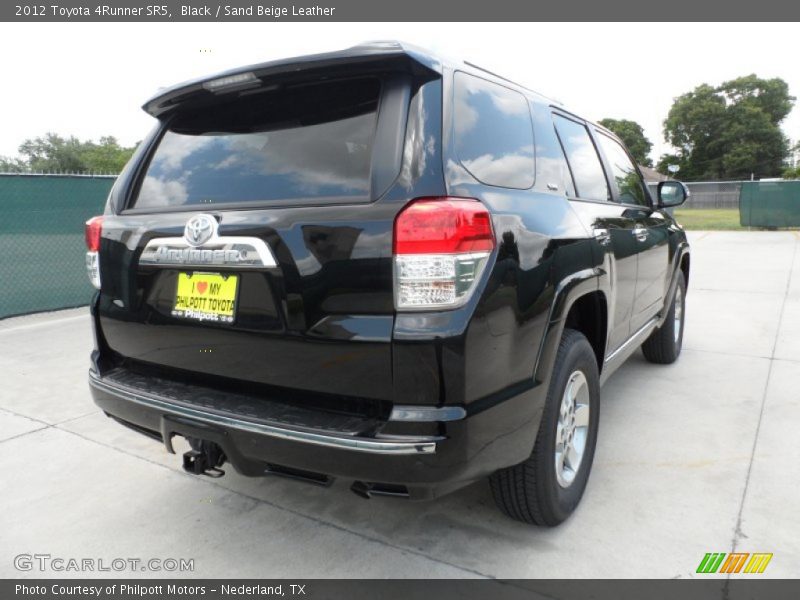 Black / Sand Beige Leather 2012 Toyota 4Runner SR5