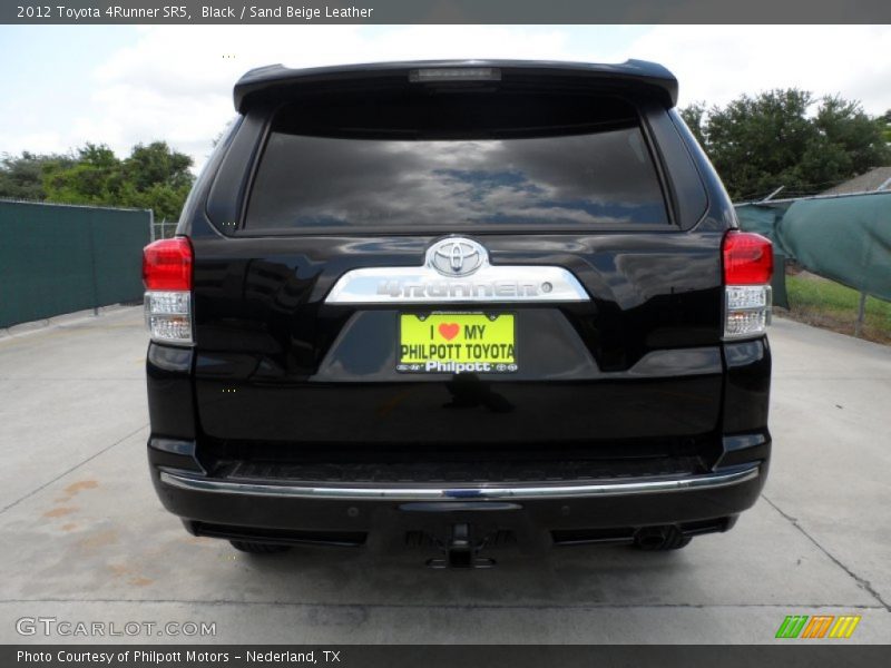Black / Sand Beige Leather 2012 Toyota 4Runner SR5