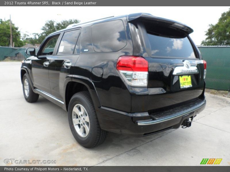 Black / Sand Beige Leather 2012 Toyota 4Runner SR5