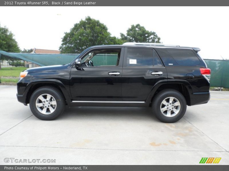 Black / Sand Beige Leather 2012 Toyota 4Runner SR5