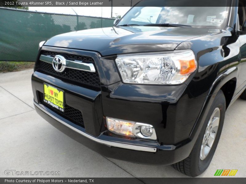 Black / Sand Beige Leather 2012 Toyota 4Runner SR5