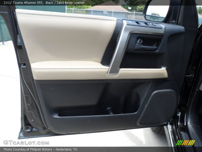 Black / Sand Beige Leather 2012 Toyota 4Runner SR5