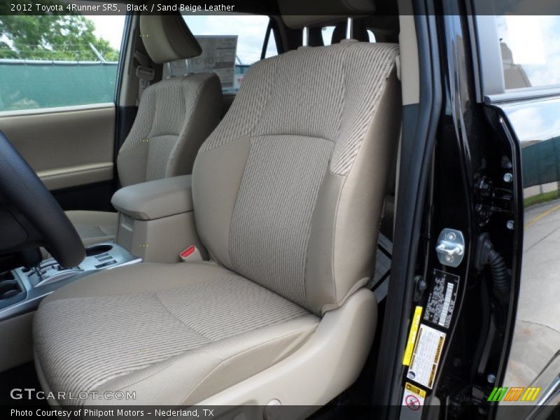 Black / Sand Beige Leather 2012 Toyota 4Runner SR5