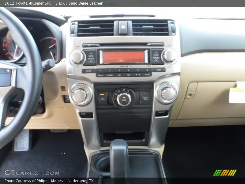 Black / Sand Beige Leather 2012 Toyota 4Runner SR5