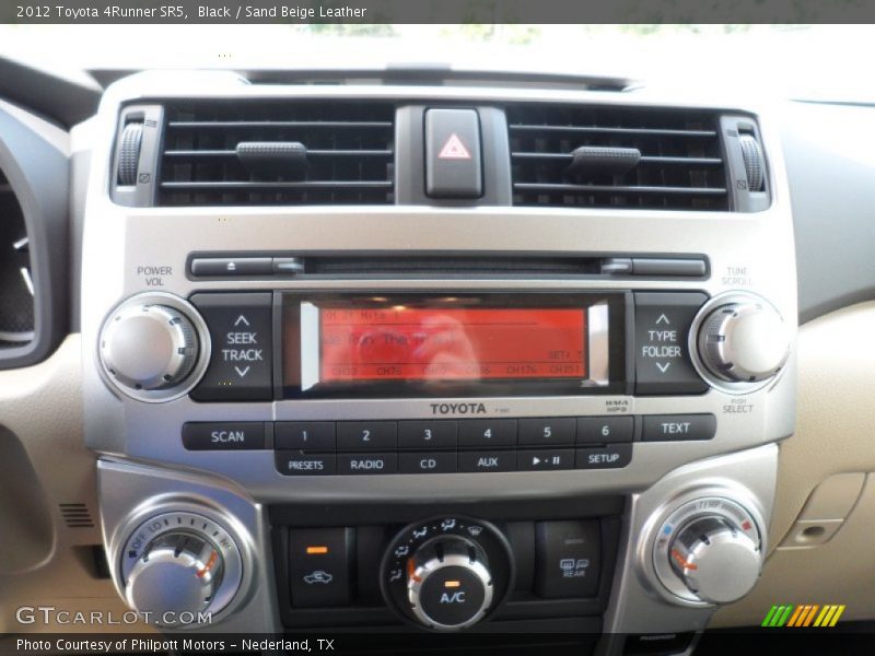 Black / Sand Beige Leather 2012 Toyota 4Runner SR5