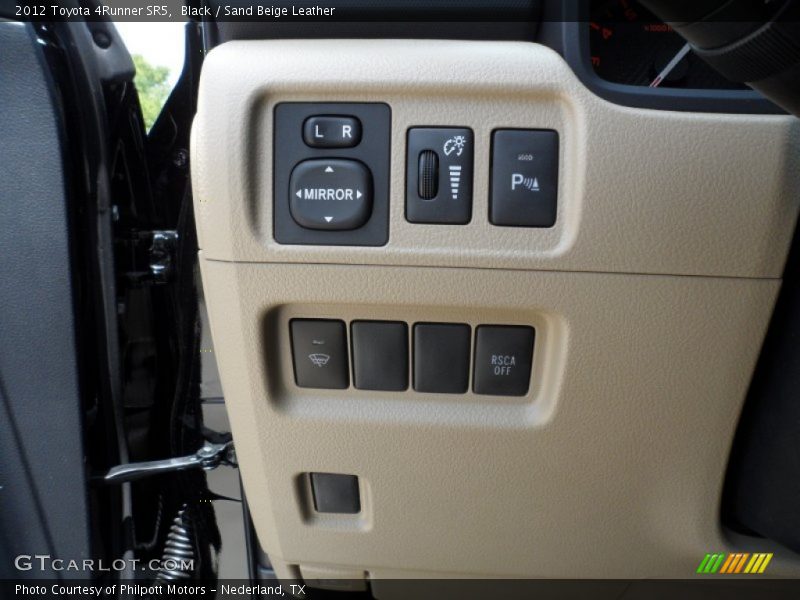 Black / Sand Beige Leather 2012 Toyota 4Runner SR5