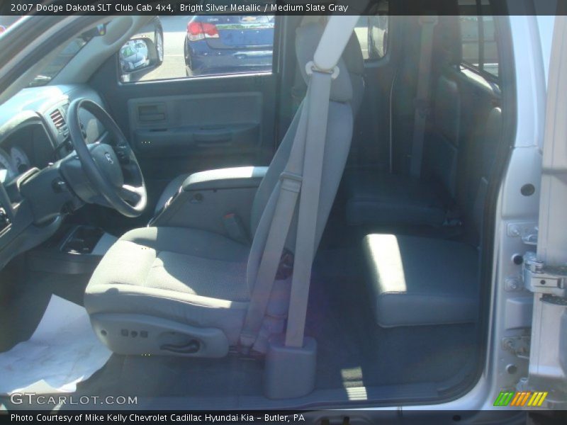 Bright Silver Metallic / Medium Slate Gray 2007 Dodge Dakota SLT Club Cab 4x4