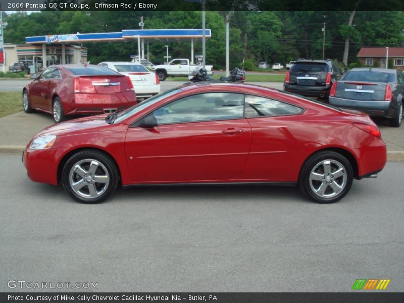 Crimson Red / Ebony 2006 Pontiac G6 GT Coupe