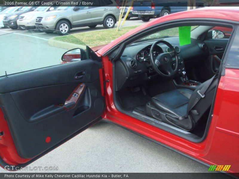 Crimson Red / Ebony 2006 Pontiac G6 GT Coupe