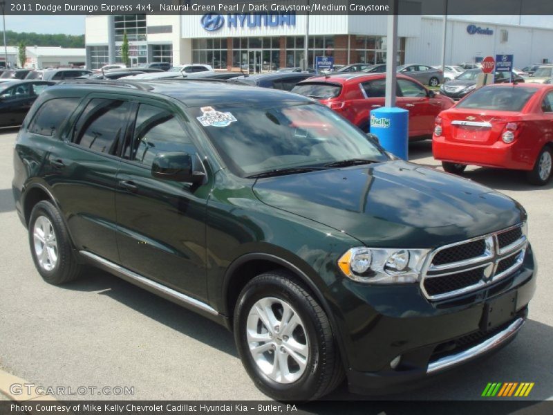 Natural Green Pearl / Dark Graystone/Medium Graystone 2011 Dodge Durango Express 4x4